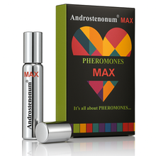 Load image into Gallery viewer, Androstenonum MAX Pheromones bottle and packaging on a white background