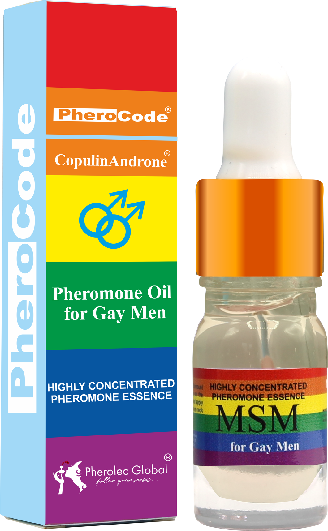 PheroCode CopulinAndrone® MSM Men Sex Men 100% Natural Very Strong High Quality Pheromone for Gay Men to Attract Gay Men Dropper 5ml