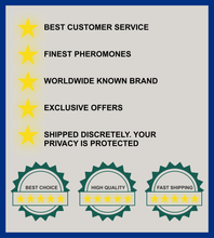 Load image into Gallery viewer, best customer service finest pheromones worldwide known brand exclusive offers shipped discretely