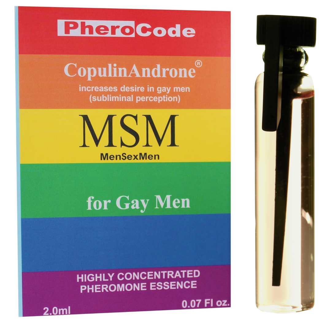 PheroCode CopulinAndrone® MSM Men Sex Men 100% Natural Very Strong High Quality Pheromone for Gay Men to Attract Gay Men Dropper 2ml