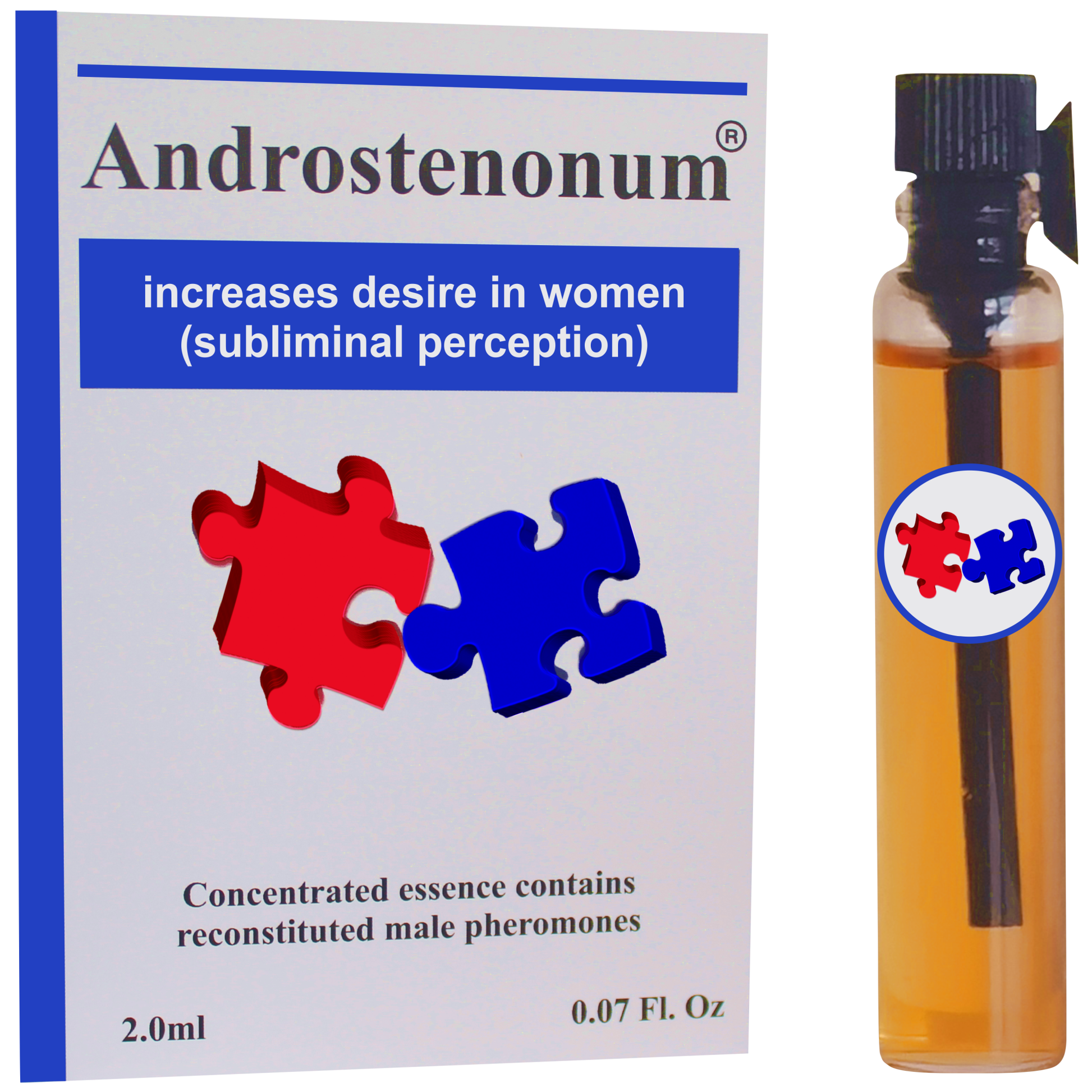 Concentrated essence of natural pheromone for men. Attract women. Androstenonum Dropper 2ml