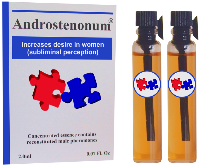 Concentrated essence of natural pheromone for men. Attract women. Androstenonum Dropper 2ml