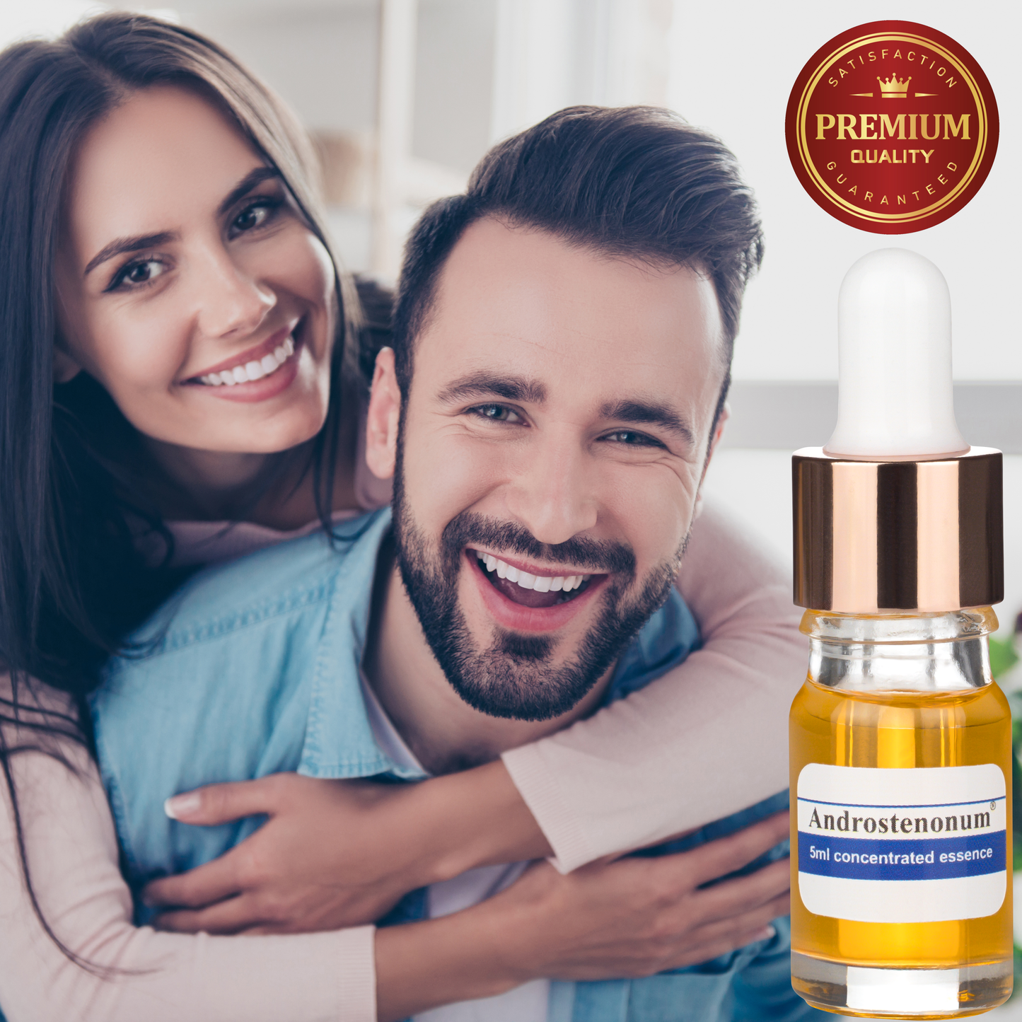 ANDROSTENONUM® 100% natürliches, sehr starkes, hochwertiges Pheromon für Männer, um Frauen anzuziehen Dropper 5ml