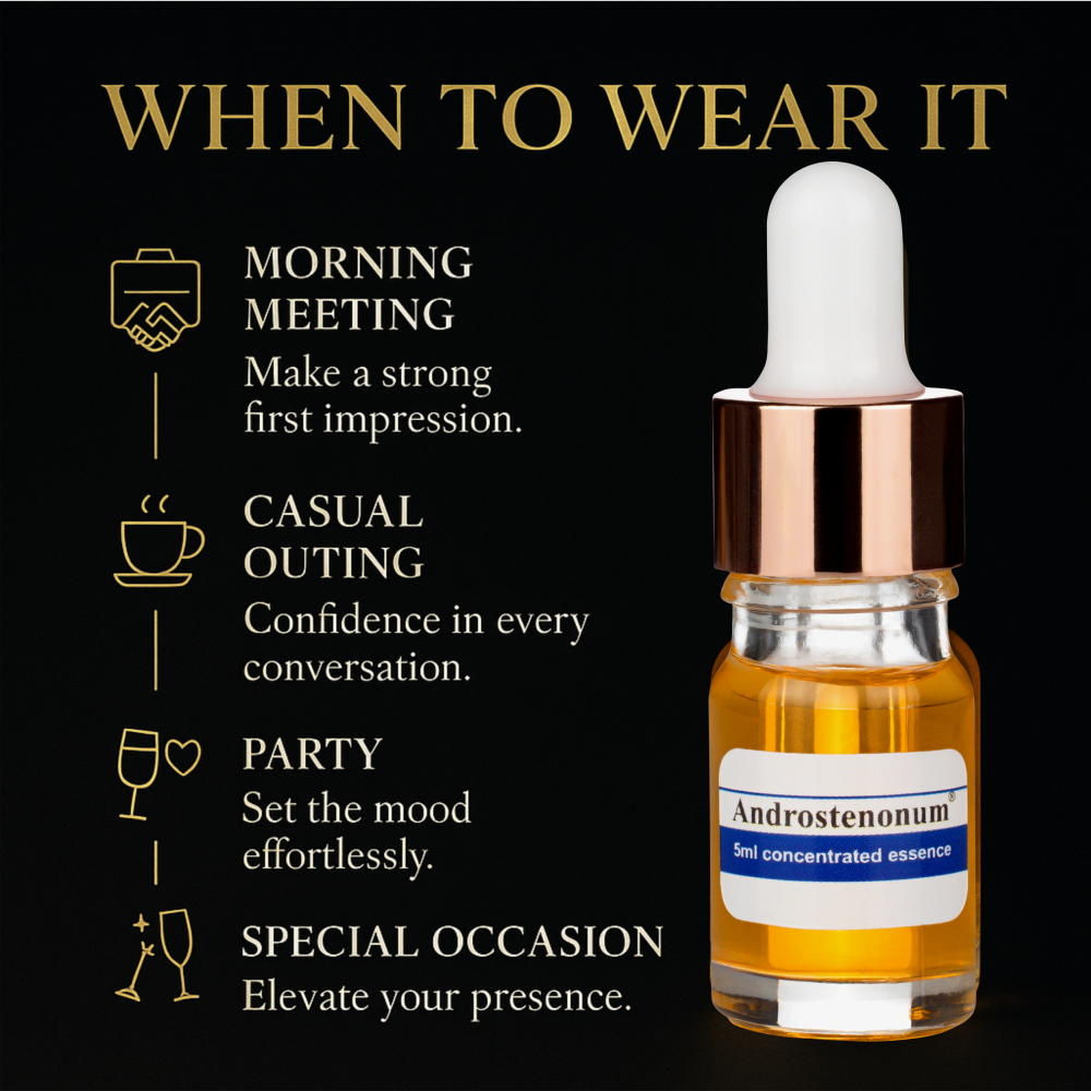 ANDROSTENONUM® naturalny bardzo silny 100% feromon wysokiej jakości dla mężczyzn, przyciągaj kobiety dropper 5ml