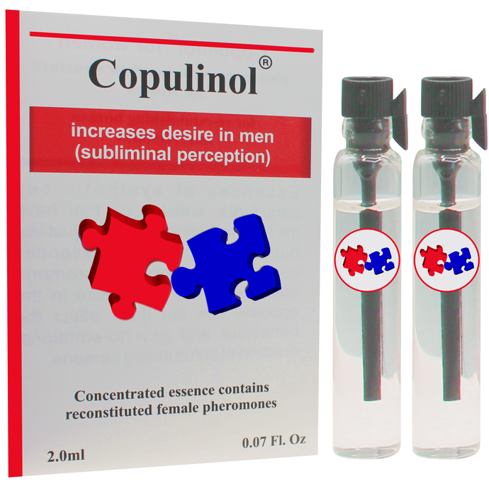 Concentrated essence of natural pheromone Copulinol attract men on subliminal perception 2ml dropper bottle