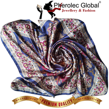 Load image into Gallery viewer, 100% Silk Satin Scarf for Women 90 x 90cm
