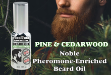 Load image into Gallery viewer, natural ingredients noble pheromone-enriched beard oil attract love flirt
