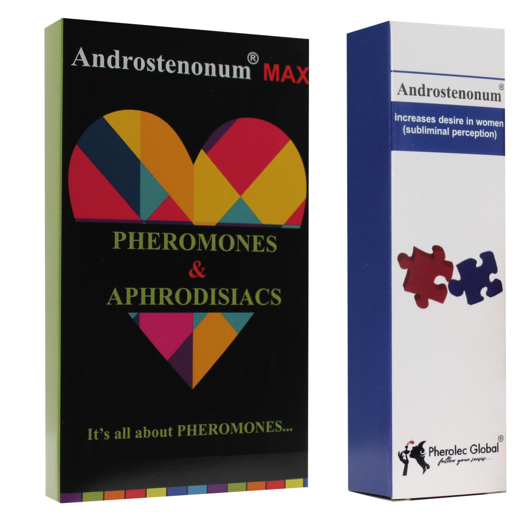 Concentrated essence of natural pheromone for men. Attract women. Androstenonum Dropper 5ml Androstenonum MAX Roll-On 8ml