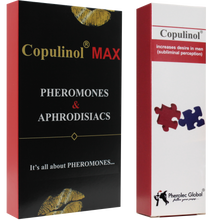 Load image into Gallery viewer, Concentrated essence of natural pheromone for women. Attract men. Copulinol MAX Roll-On 8ml Copulinol attract men on subliminal perception 5ml dropper bottle
